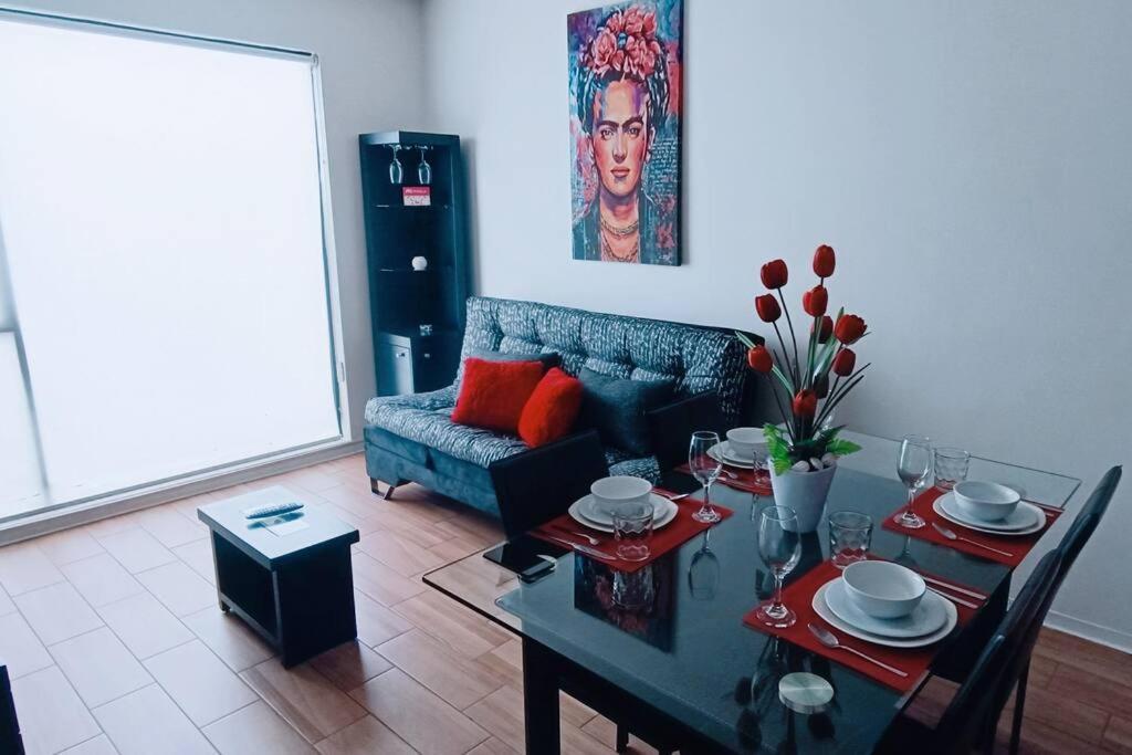 Secure, Central And Quiet Apartment Work Or Travel Mexico City Exteriör bild